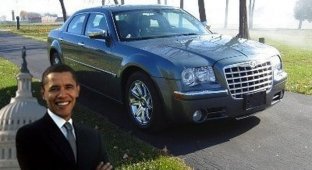 Chrysler 300C Барака Обамы хотят продать за 1 млн. $ (22 фото)