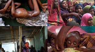 Голод в Восточной Африке продолжается (32 фото)