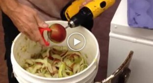Как чистить яблоки