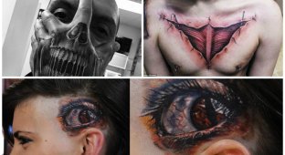 27 татуировок, которые поражают своим реализмом (27 фото)