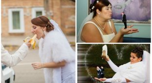 Свадебные фотографии, которые стоит спрятать подальше от всех (28 фото)