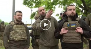 Зеленский посетил Харьков, который до сих пор обстреливают оккупанты
