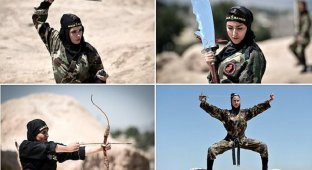 Иранские женщины-ниндзя - смертельное оружие, от которого не спастись (33 фото)