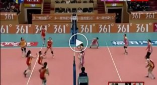 Противостояние китайских волейболисток