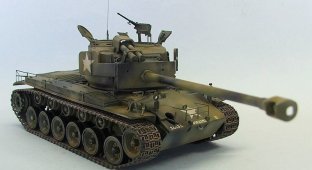 Тяжелый танк T26E1 Super Pershing (17 фото)