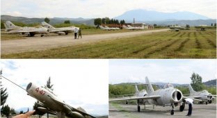 Кладбище МиГов советской эпохи в Албании (18 фото)