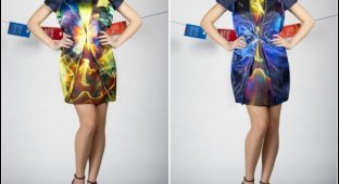 Платья со светографикой от дизайнера Алины Эне (5 фото)