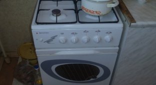 Как починить дверцу духовку от газовой плиты (3 фото)