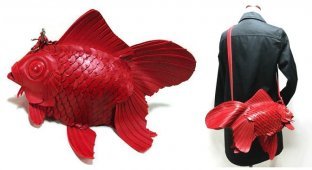 Золотая рыбка от японского модельера Iwakiri (8 фото)
