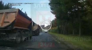 В Челябинской области из-за разлива битума повреждения получили около 20 автомобилей
