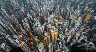 Гонконг – гигантский каменный муравейник (6 фото)