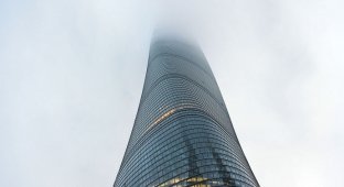 Шанхайская башня - самый красивый небоскреб (31 фото + 1 видео)