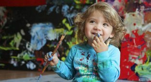 Аэлита Андре – самая юная художница в мире (17 фото)