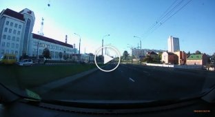 Вдребезги! - столкновение с нетрезвым водителем в Беларуси (мат)