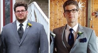 Мужчина взял себя в руки и похудел на 68 кг (14 фото)