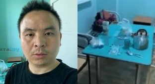 Китаец с коронавирусом ужаснулся условиям российской больницы (4 фото + 1 видео)