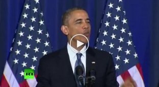 Речь Обамы была прервана неудобными вопросами