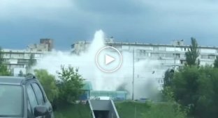 На Березняках торжественно открыли  новый фонтан