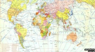  Карта мира глазами австралийца (2 фото)