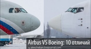 Чем отличается Боинг от Аэробуса? (24 фото)
