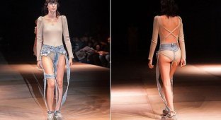 Модные джинсы оставляют все меньше простора воображению! (12 фото)