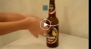 Как разрезать бутылку из под пива?