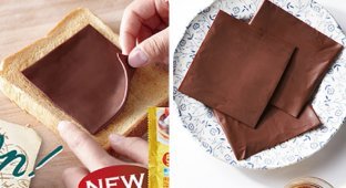 Шоколадные пластинки для бутербродов теперь реальность — жизнь уже никогда не будет прежней (10 фото)