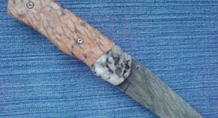 Каменный складной ножик (17 фото)