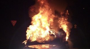 В центре Киева сожгли авто нардепа