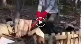 Рубать дрова не так уж безопасно как кажеться