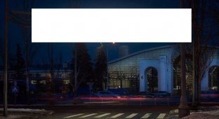 В Москве установили первую «воздушную зебру» (2 фото)