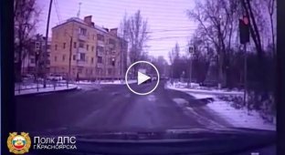 В Красноярске погибла пенсионерка, перебегавшая дорогу