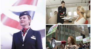 Требования к стюардессам в разных стран мира, и их результаты (11 фото)