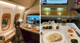 Авиакомпания Emirates - роскошь в полете (30 фото)