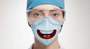 Забавные хирургические маски (14 фото)