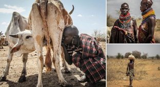 Это африканское племя погибает от засухи (29 фото)