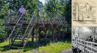Фанат Винни-Пуха восстановил знаменитый мостик (4 фото)