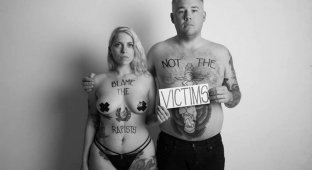 Откровенная серия снимков против сексуального насилия (15 фото)