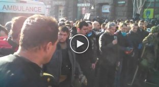 Майдан. Прощание с погибшими активистами 20-ого февраля