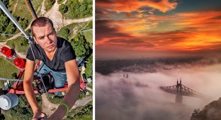 Рискуя собственной жизнью, мужчина делает потрясающие фотографии Будапешта (32 фото)