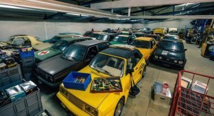 Самая большая частная коллекция Volkswagen Golf в мире (15 фото)