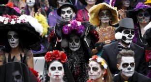 День Мертвых - традиционный праздник латиноамериканцев (37 фото)