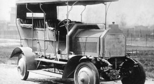 Первый легковой внедорожник Daimler Dernburg Wagen 1907 (6 фото)
