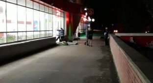 Ограбление магазина "Пятерочка" (2 фото + видео)