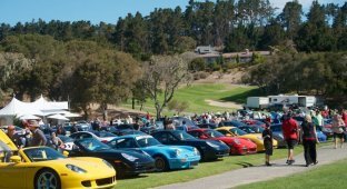Встреча владельцев спорт-каров Monterey Car Weekend (70 фото)