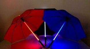 Зонтик Джедая. Красиво (5 фото)