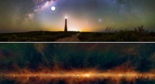 Снимок Млечного Пути в радиоволнах открыл многое о нашей галактике (9 фото)