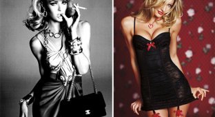 Кэндис Свейнпол в рекламе Victoria's Secret и в Vogue Italia (21 фото)