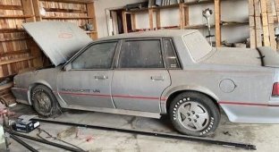 Редкий Chevy Celebrity Eurosport VR модель 1988 года, который припарковали в гараже 28 лет назад (7 фото)