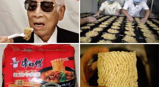 Японцы отмечают 60-летие изобретения лапши быстрого приготовления (12 фото)